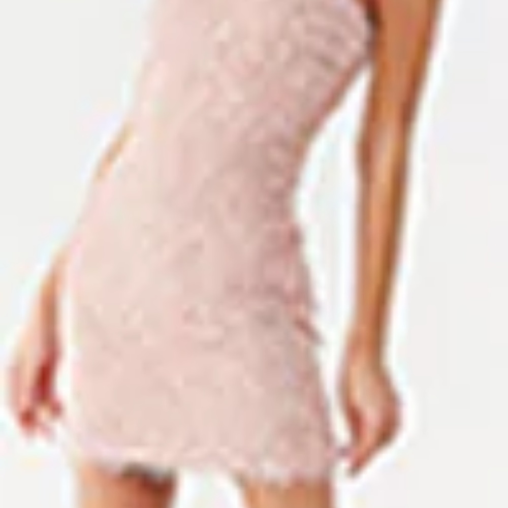 Fringe Design Cami Mini Dress (7/8) (M) - Picture 3 of 4